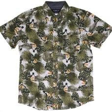 New Men's Hawaiian Shirt Button Down