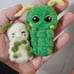 Needle felted caterpillars