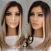 BAYLAGE Honey blonde non lace wig with side part