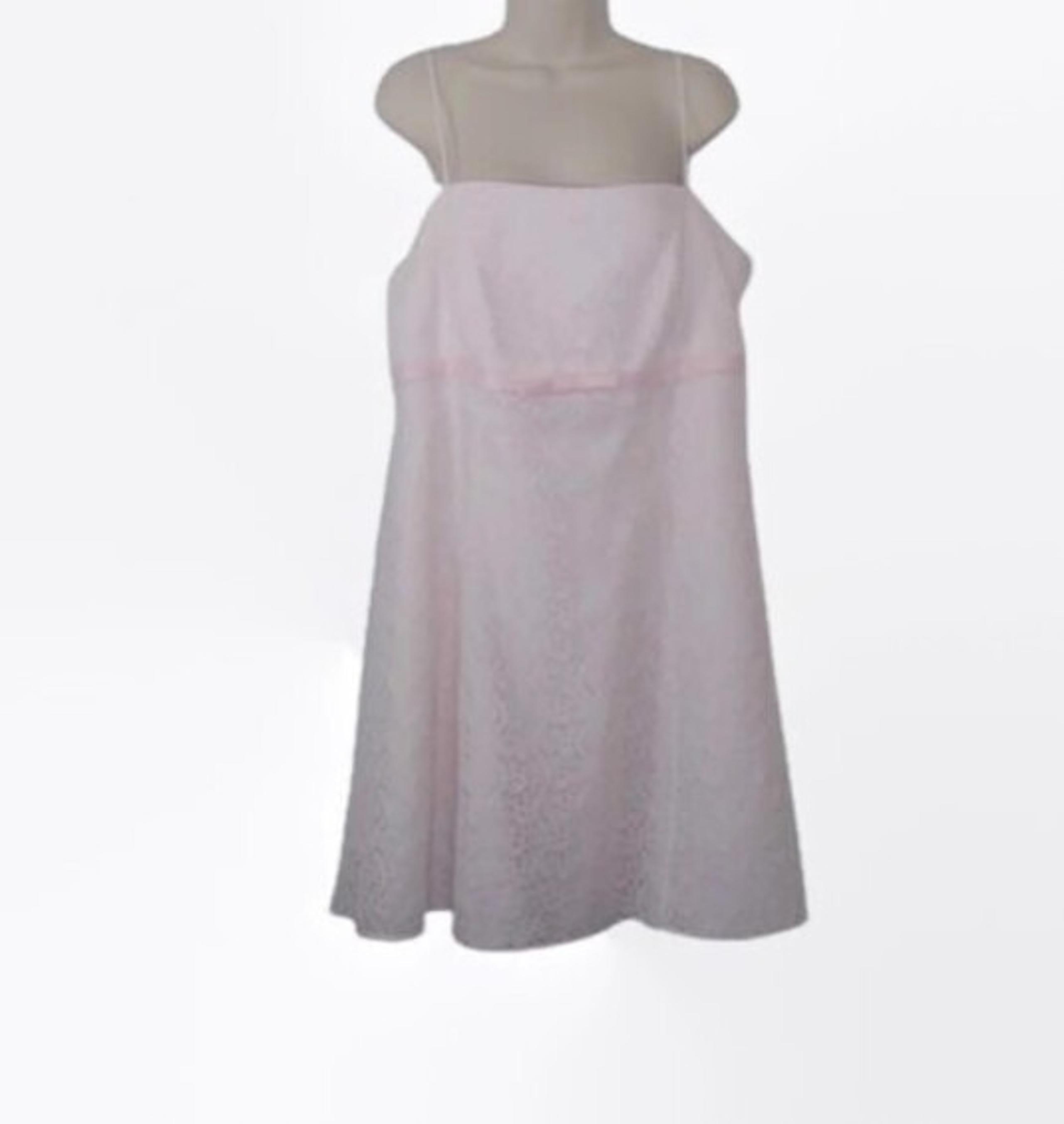 Betsey & Adam Pink Floral Lace Dress