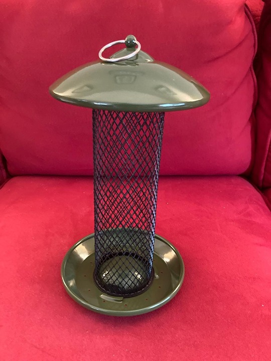 Kingsyard Mesh Tube Bird Feeders for Outdoors Hanging, All Metal, Wild Bird Feed