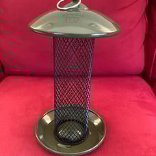 Kingsyard Mesh Tube Bird Feeders for Outdoors Hanging, All Metal, Wild Bird Feed