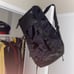 Nike black authentic Hiking backpack, logo night reflective embroidered OS