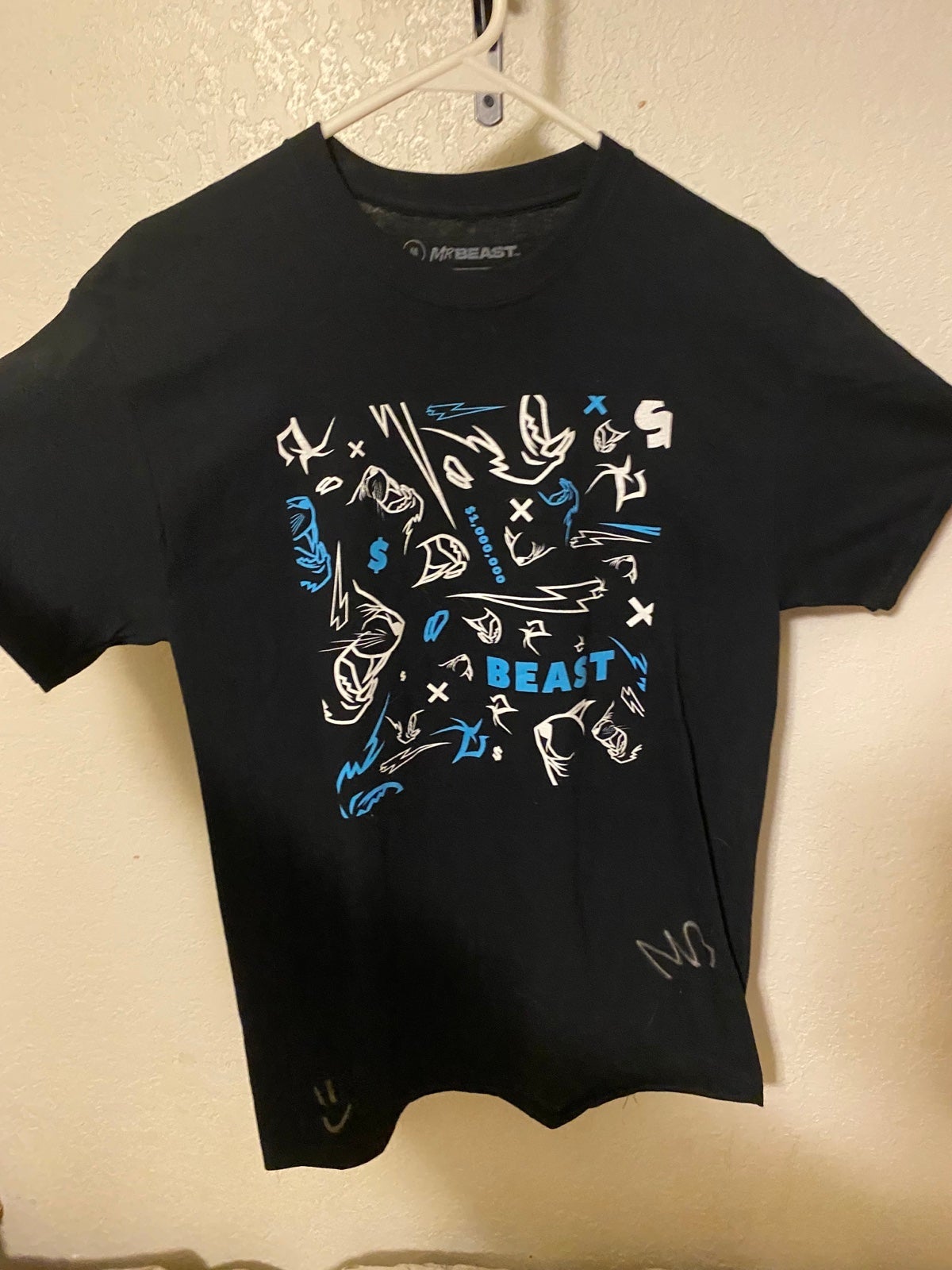 Mr. Beast Collectors SIGNED T-Shirt - Adult M - 24-Hour Live Stream - RARE NEW