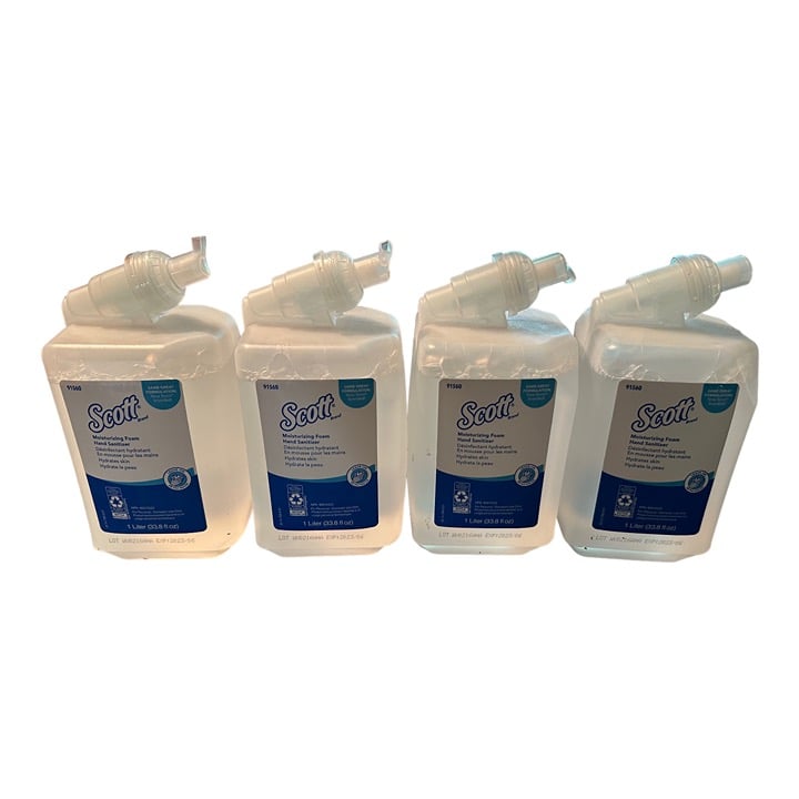 Scott 1000 ml Pro Moisturizing Foam Hand Sanitizer - Clear 4 Lot