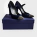 Stuart Weitzman Blue Suede Capsize Mary Jane Buckle Strap Pumps Size 9