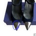 Stuart Weitzman Blue Suede Capsize Mary Jane Buckle Strap Pumps Size 9