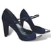 Stuart Weitzman Blue Suede Capsize Mary Jane Buckle Strap Pumps Size 9