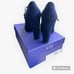 Stuart Weitzman Blue Suede Capsize Mary Jane Buckle Strap Pumps Size 9