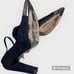 Stuart Weitzman Blue Suede Capsize Mary Jane Buckle Strap Pumps Size 9