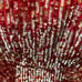Sherri Hill Red Strapless High Low Sequins Dress