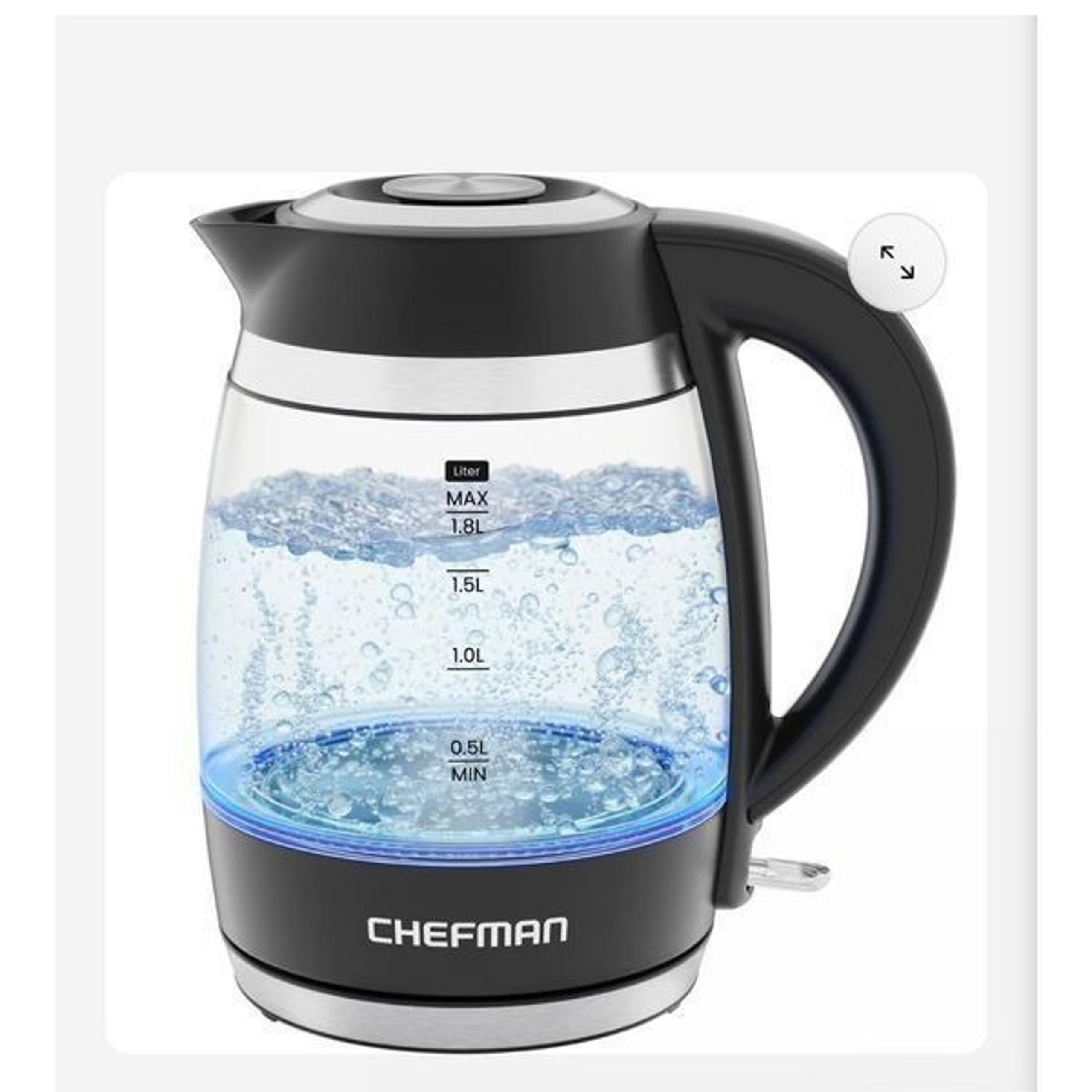 Chefman Fast-Boil 1.8L Electric Kettle NIB