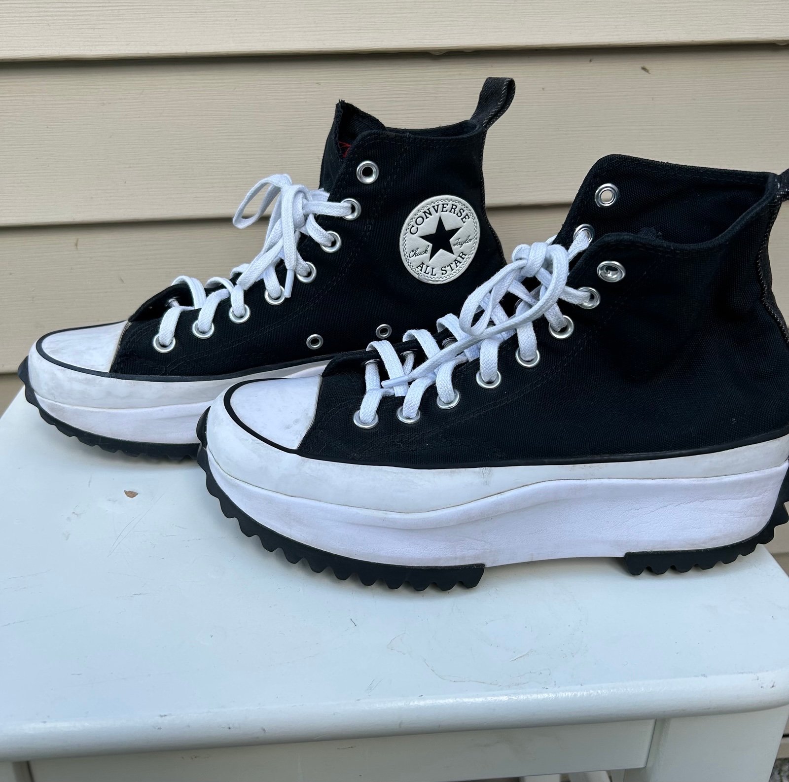 Converse hiking platforms