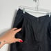 NWT Massimo Dutti 100% Linen Bermuda Shorts With Double Darts Black Size 10