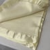 Vintage Baby Gordon All Season Thermal Blanket Yellow Satin Trim 36 x 50