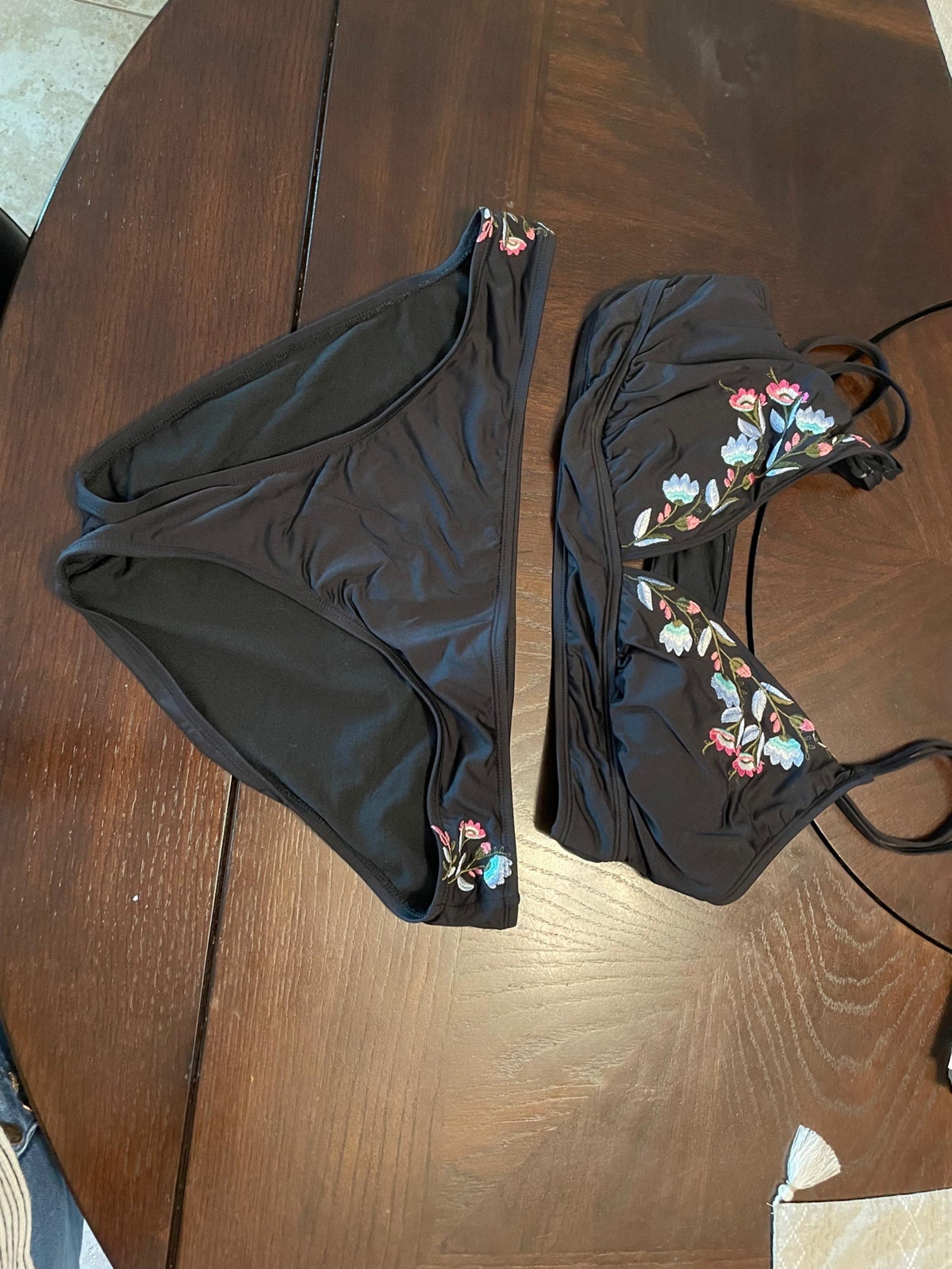 Dillards Embroided Bikini
