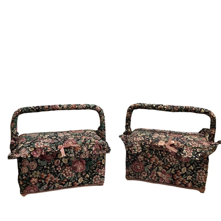 Beautiful Pair of Large Sewing/Craft Baskets!