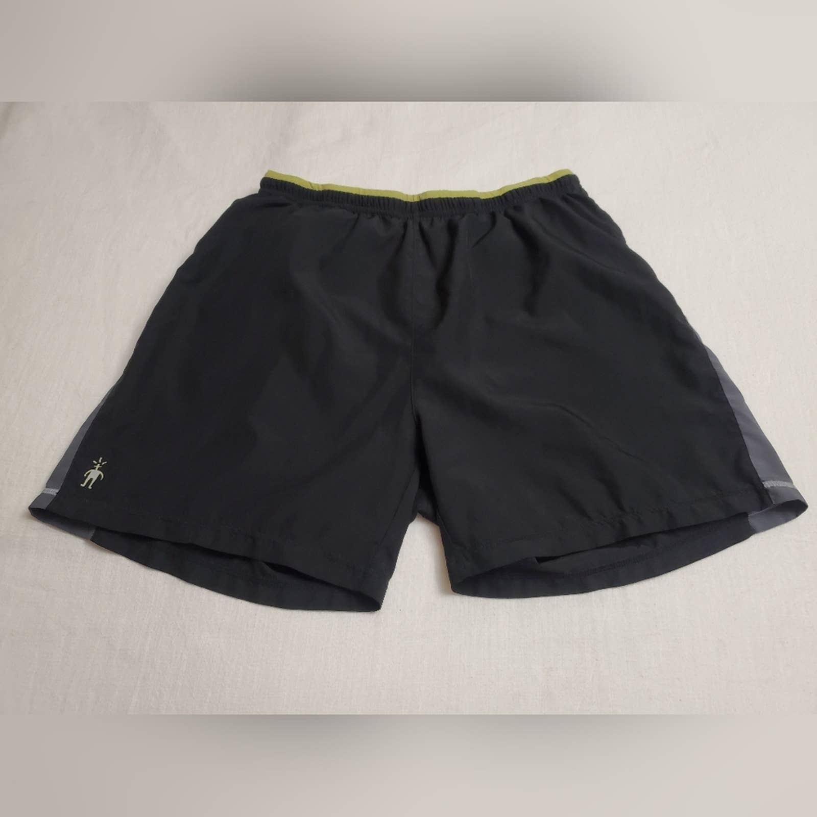 Smartwool PHD Black Athletic Shorts 7 Inseam Classic Gym Athleisure Size Small