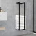 Industrial Style Wall-Mounted Steel Bathroom Towel Holder #57467