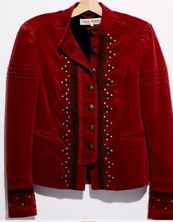 Free people maven pintuck jacket