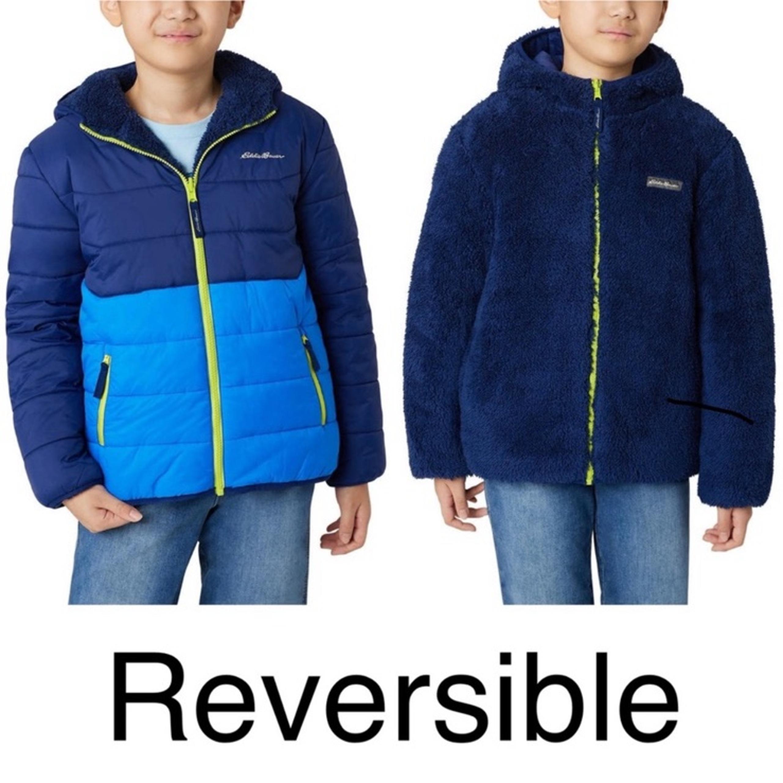 Eddie Bauer reversible puffer Jacket