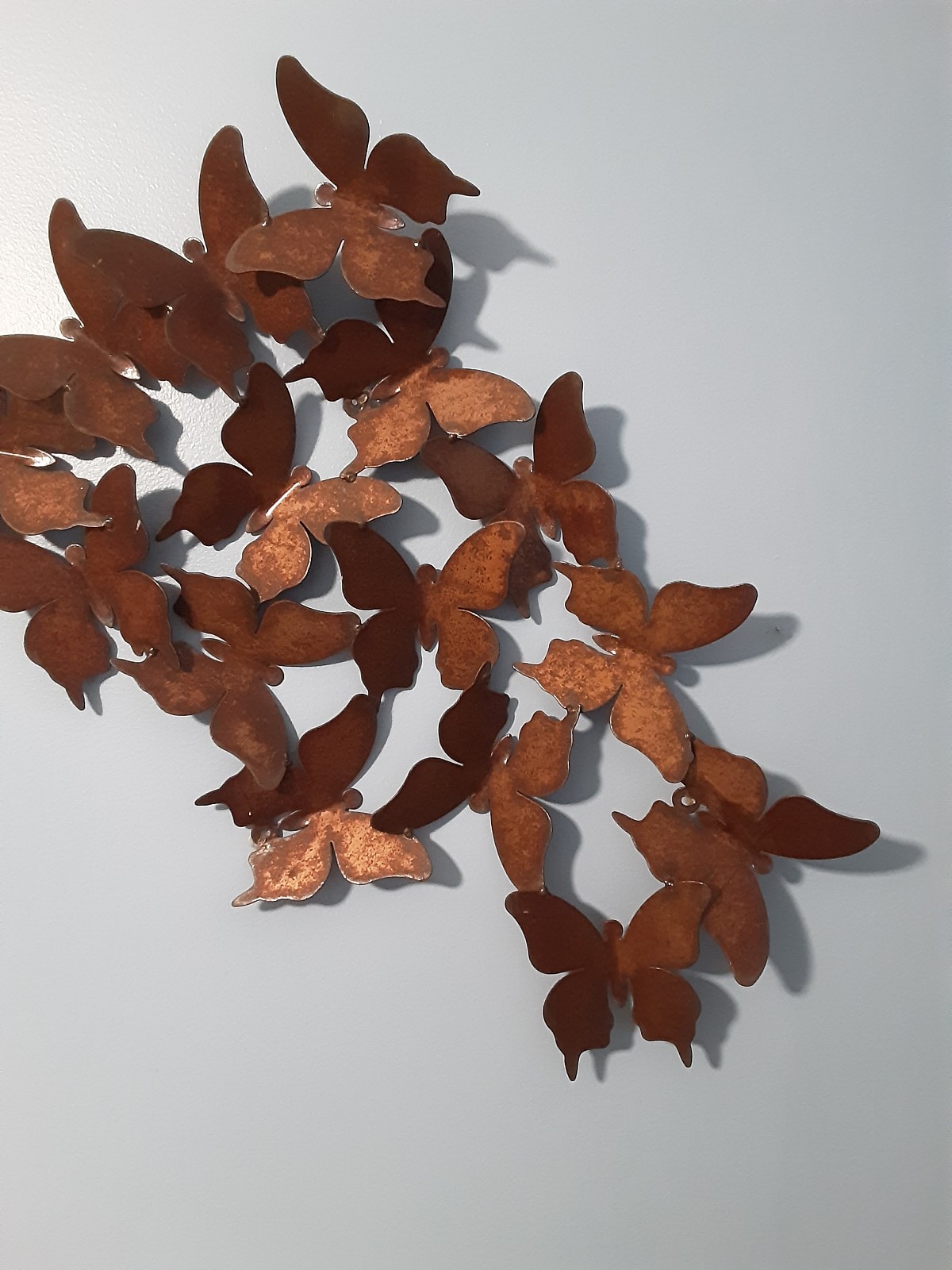 Metal Butterfly Wall Art Sculpture