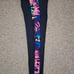 Vs pink ultimate high waist 7/8 leggings & tye-dye racerback tank outfit
