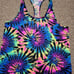 Vs pink ultimate high waist 7/8 leggings & tye-dye racerback tank outfit