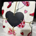 Rachel Roy Pink Cowgirl Hearts and Cherry Blanket
