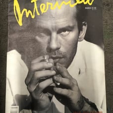 Interview Magazine 1989 John Malcovich Cover Original Printing Fashion Film More