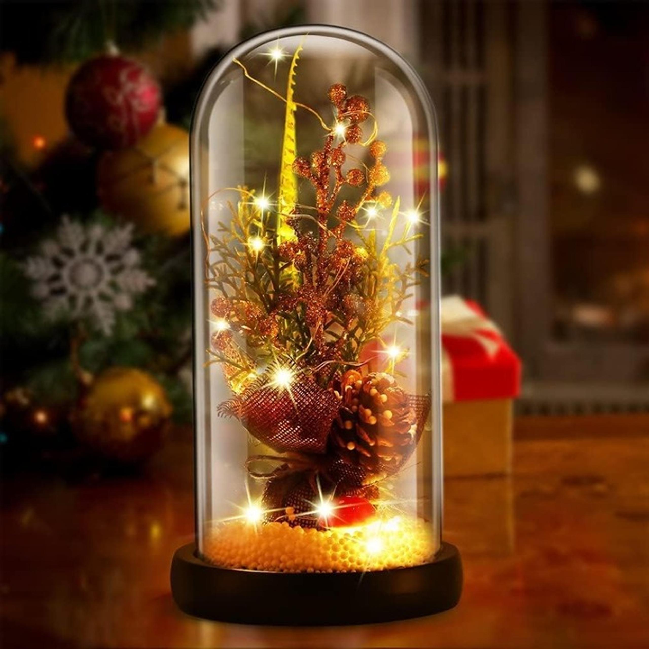Christmas Tree Decorations Light Gifts, Artificial Tree with Colorful LED Light