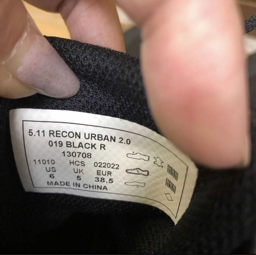 5.11 RECON URBAN2.0 BLACK R US6