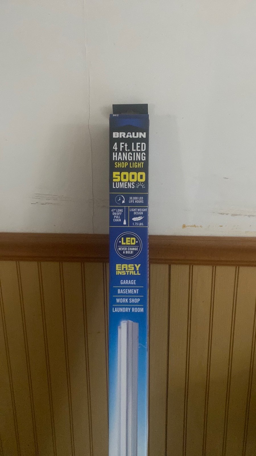 Braun shop light