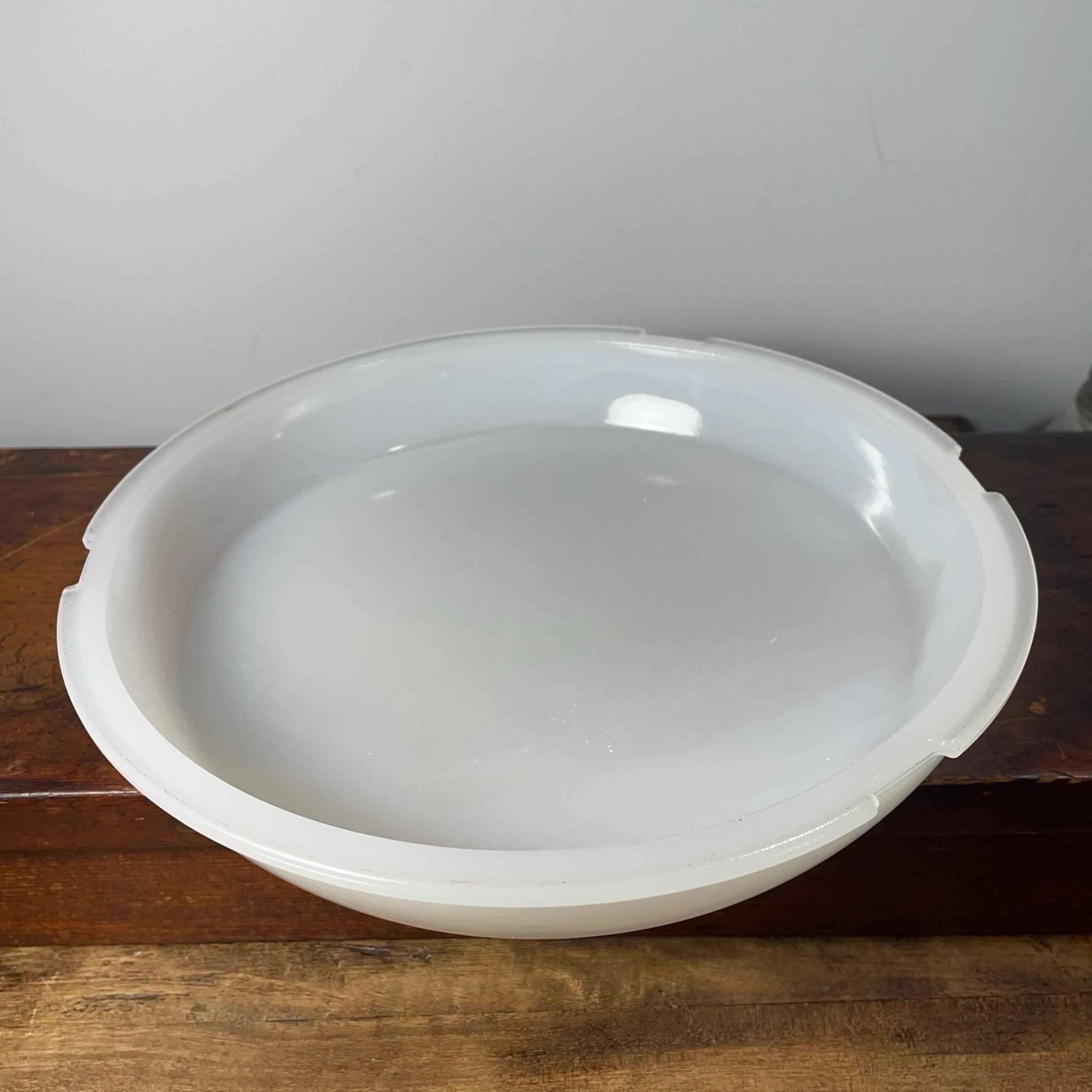 Nutone white ceramic slotted dish light cover