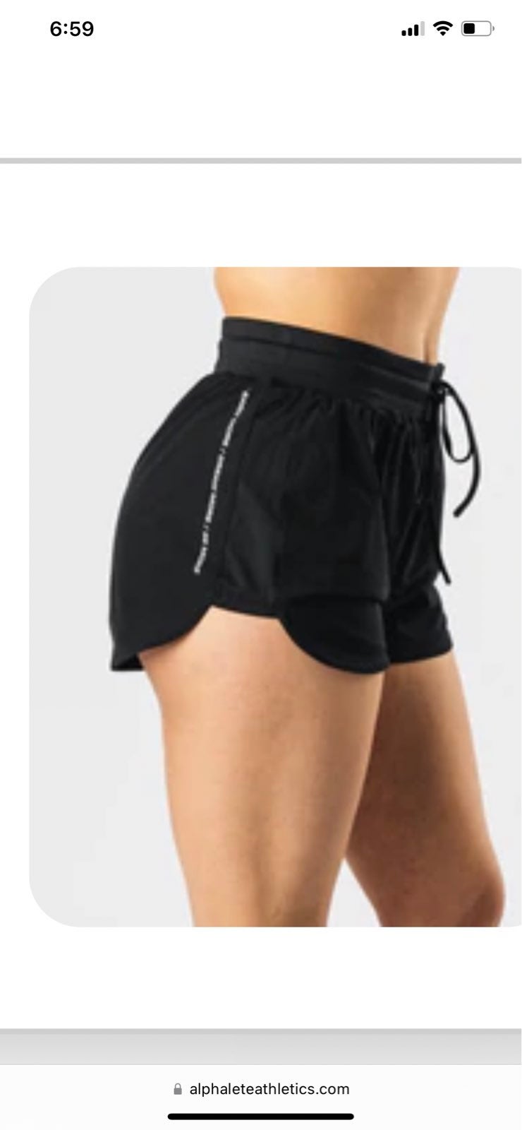 Alphalete shorts NWOT