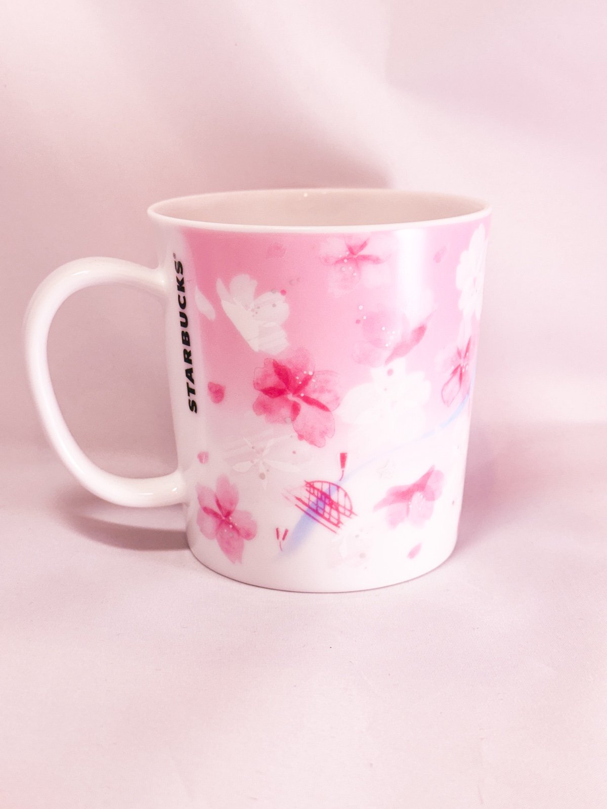 Starbucks Overseas Japan 2019 Sakura Ceramic Mug Cup Cherry Blossom New NWT RARE