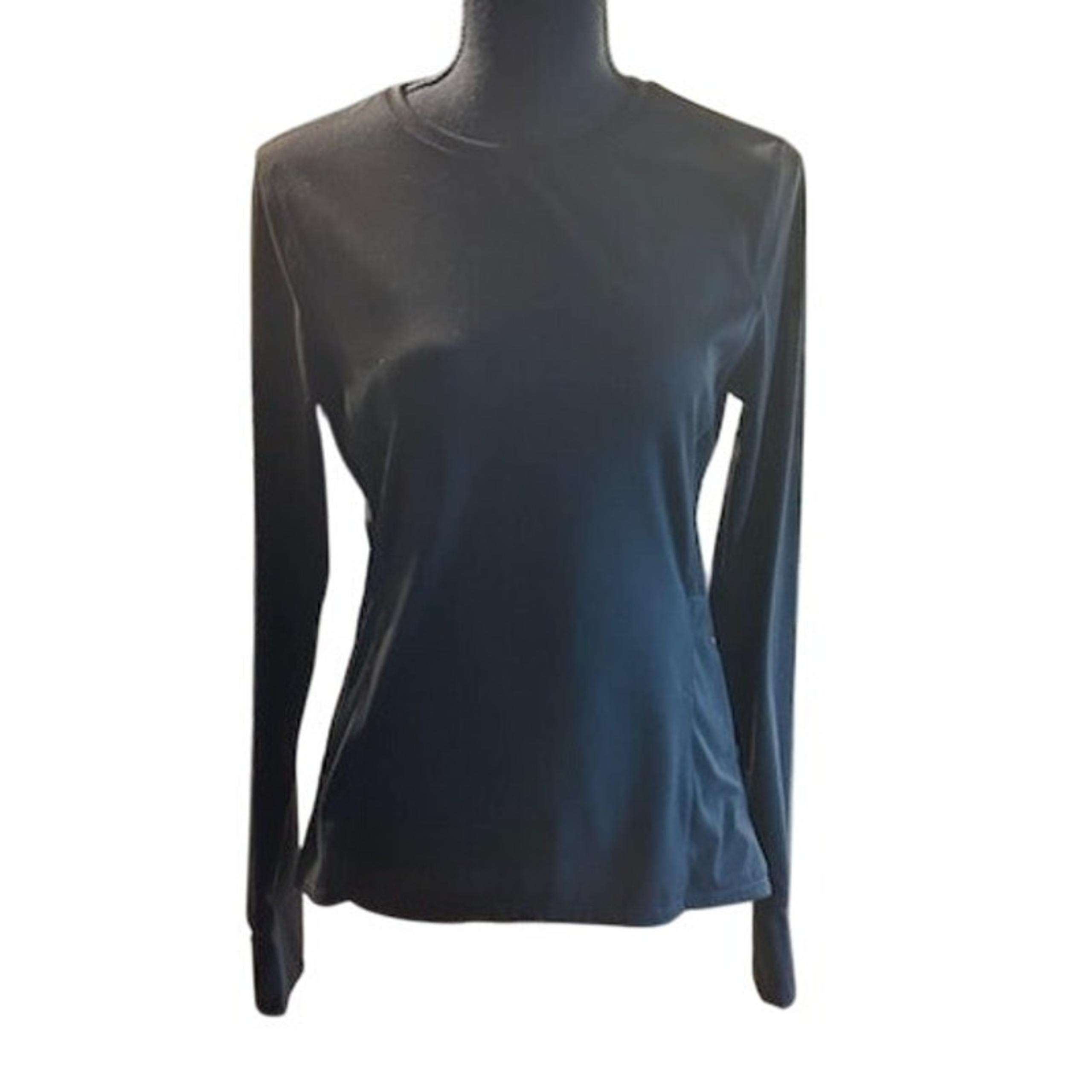Spyder Active Black Long Sleeve Performance Base Layer Top – Women’s M