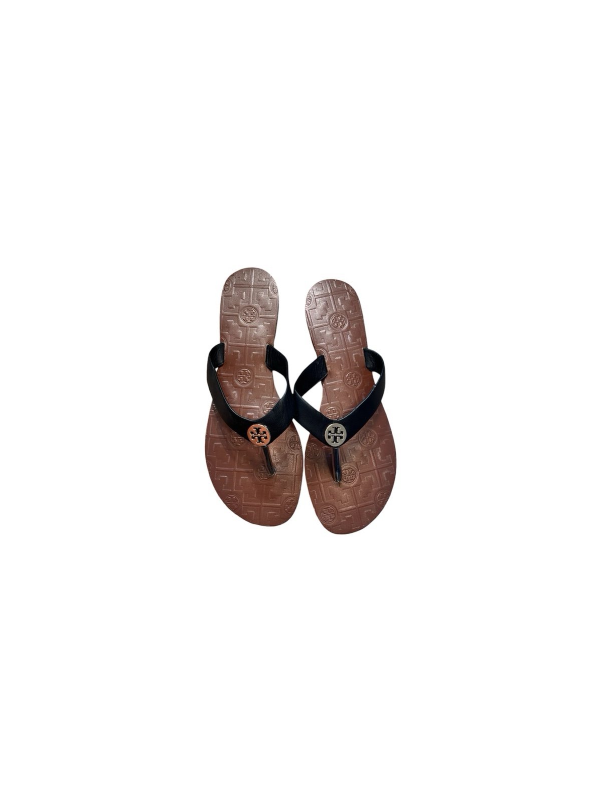 Tory Burch Black Leather Sandals