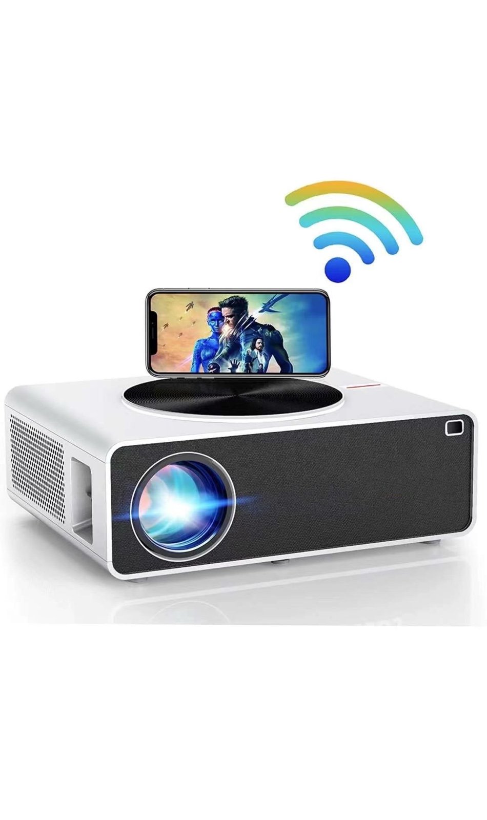 4K 5G WiFi Projector, Video Projector 340 ansi lumens Native 1920x1080 LED Proj