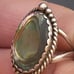 VTG NAVAJO STERLING SILVER ABALONE SHELL RING #A95