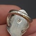 VTG NAVAJO STERLING SILVER ABALONE SHELL RING #A95