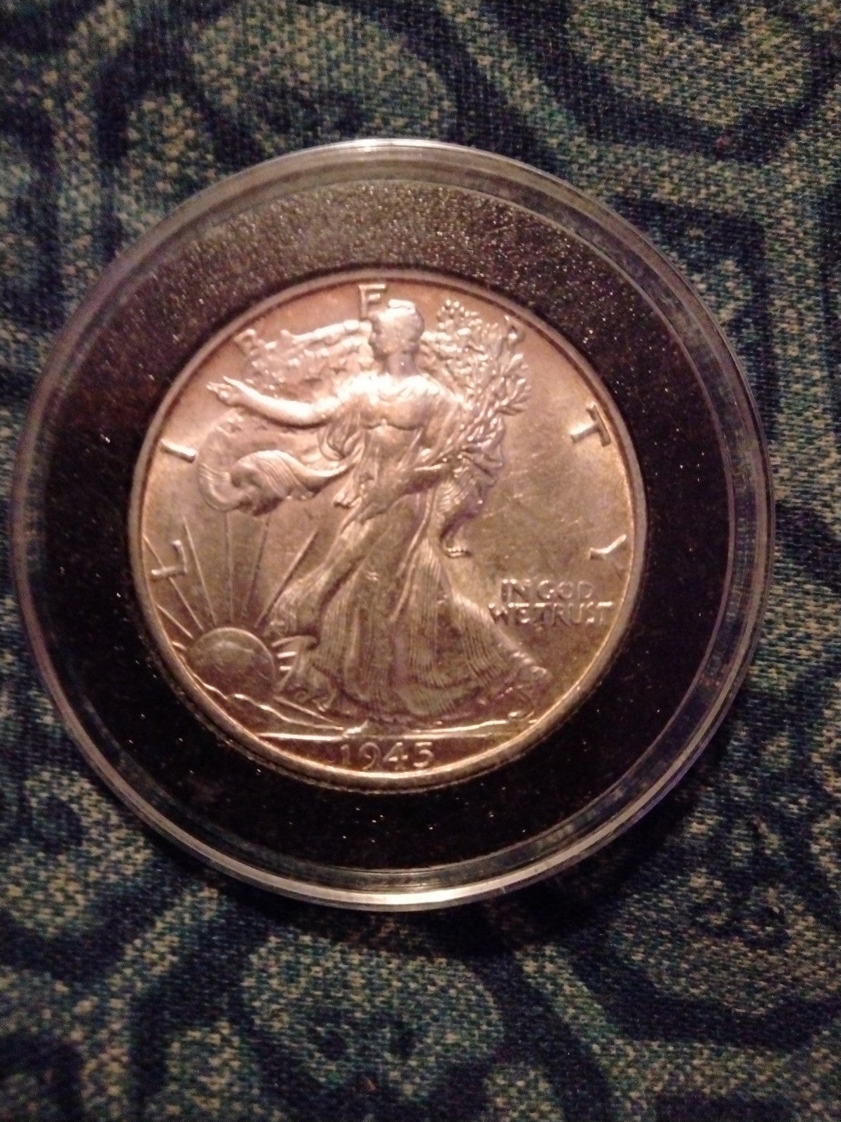 Half Dollar mint condition in productive case 1945