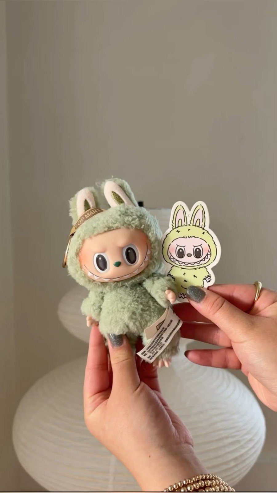 Labubu The Monsters Exciting Macaron Vinyl Face Series Green