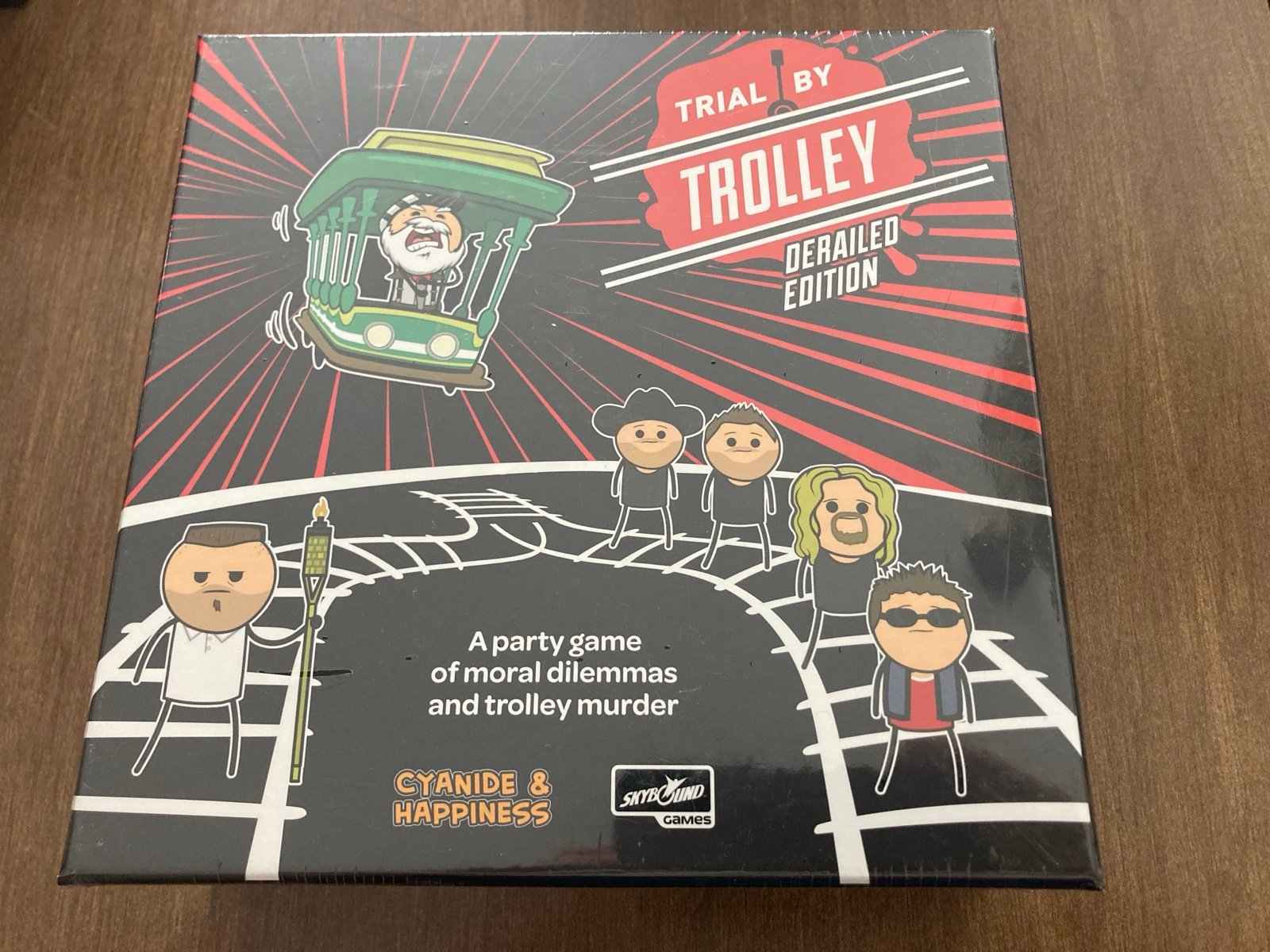Trial By Trolley Derailed Edition Board Game