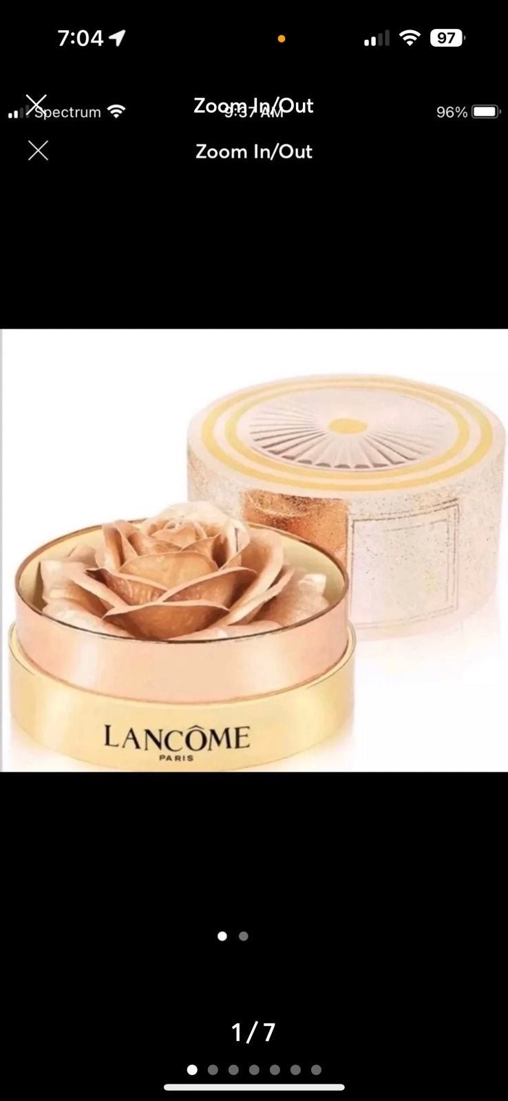 Lancôme La Rose Starlight Sparker irredesent Gold Highlighter LIMITED EDITION