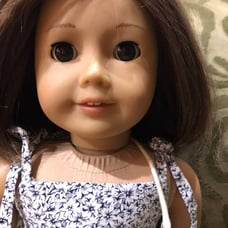 American Girl Auburn Hair Blue Eyes Doll