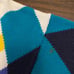 Vintage 1990s Colorful Pattern V-Neck Sweater