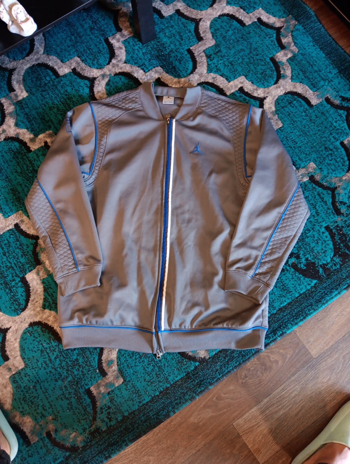 Nike Jordan 23 gray zip front jacket size L