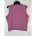 LL Bean Lambswool Sweater Vest Sleeveless V Neck Knit Bubblegum Pink Women Large
