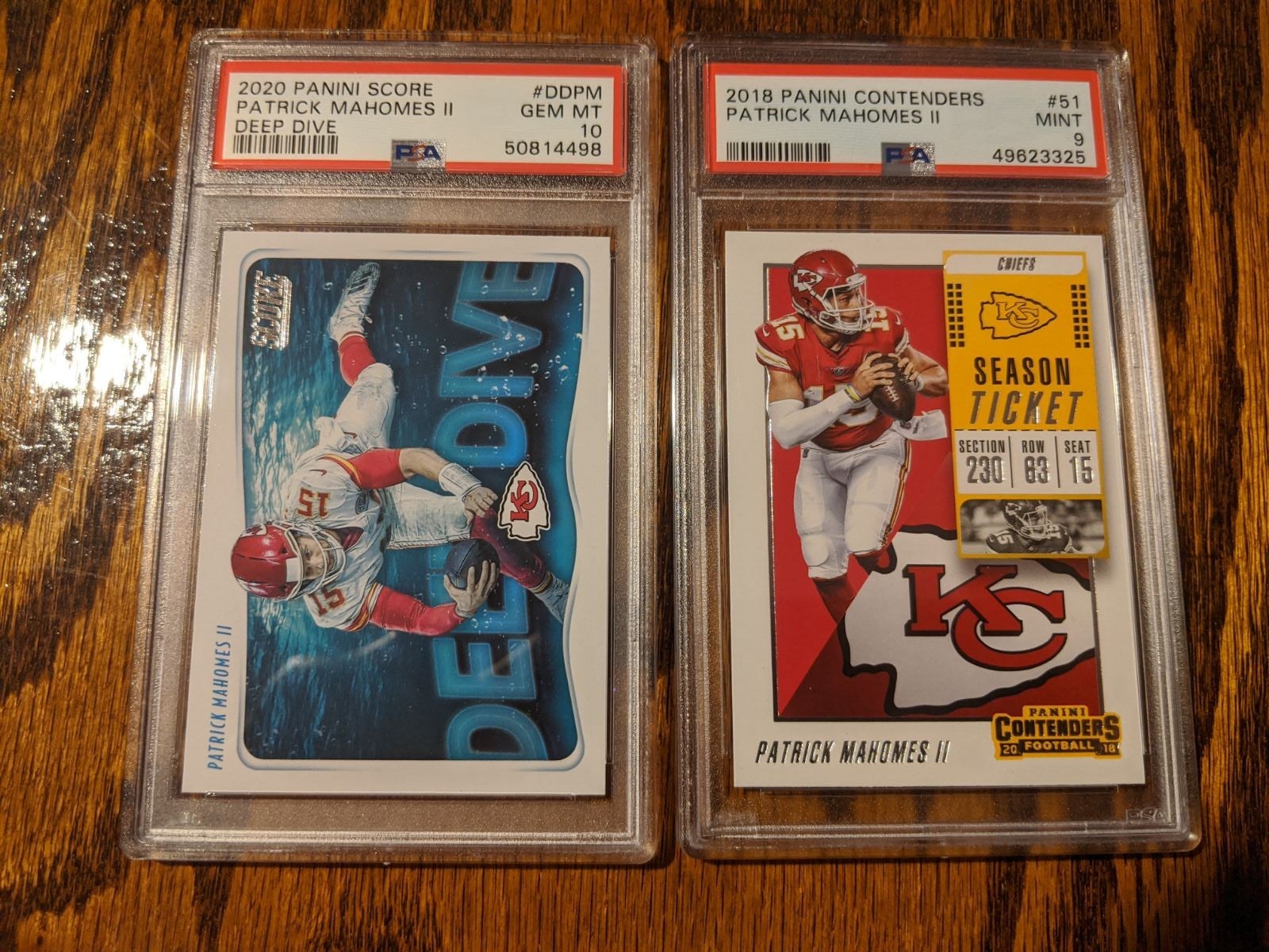 Patrick Mahomes PSA Lot